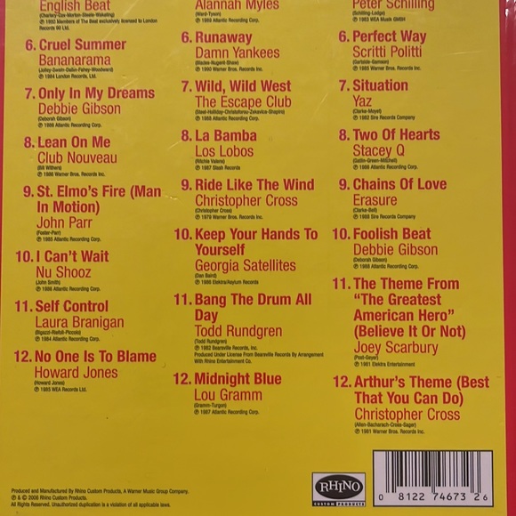 UNOPENED "THE GREATEST 80S HITS OF ALL TIME" - 3 CD SET - 36 SONGS - Picture 4 of 11